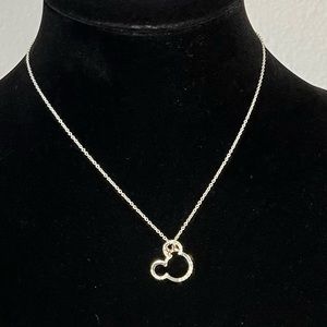 Disney Two-Tone 14k Rose Gold & Fine Silver Plated Crystal